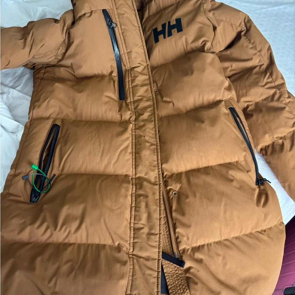 Helly Hansen Tan Ski puffer Insulated Jacket - Picture 4 of 9